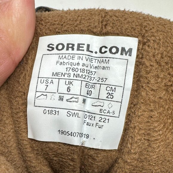 SOREL Men's Buxton Lace Waterproof Boot - Delta, Black - 7 - Picture 14 of 16